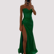Bonnie - Elegantes Maxikleid mit Schlitz