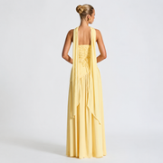 Fatimea - Stilvolles Tube-Top Maxikleid