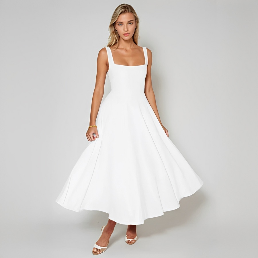 Yarabelle - Schickes Träger-Midi-Kleid