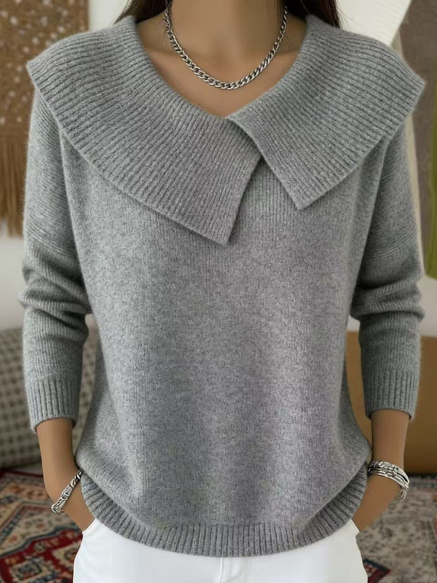 Railyn™ - Pullover mit Weitem Kragen