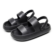 Yula - Orthopädische Sandalen | Comfort Plus Pantoletten mit Doppelriemen | Gepolsterte, lässige Slip-On-Sandalen