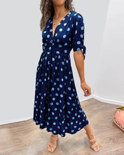 Daniela | Feminines Kleid mit Punktmuster