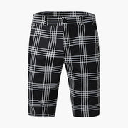 Herren Shorts mit Karomuster und Seitentaschen für Sommer