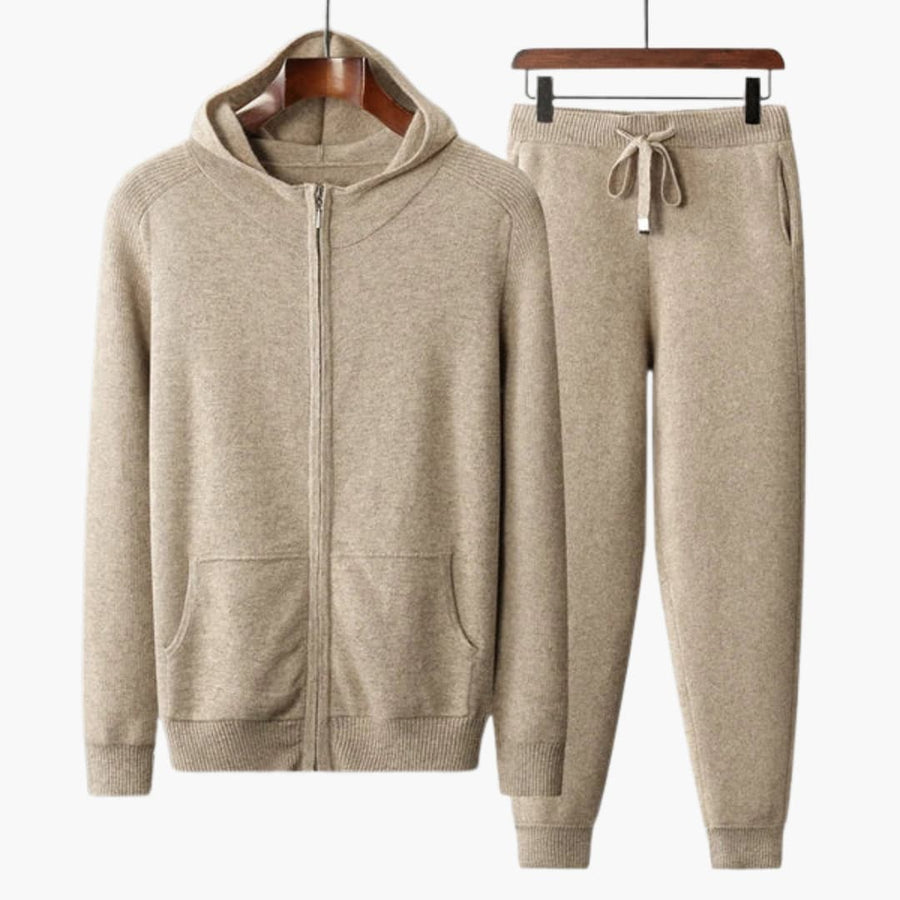 Unisex Jogginganzug mit Kapuze und Reißverschluss für alle Jahreszeiten