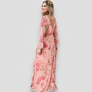 Elanisse - Stilvolles Maxikleid mit V-Ausschnitt