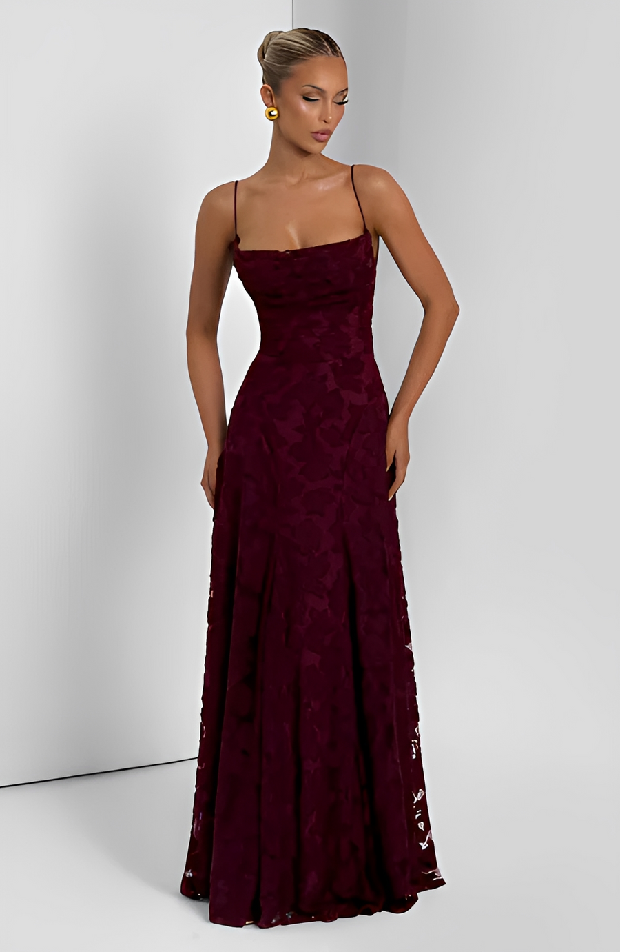 Francisa - Elegantes und hochwertiges Maxikleid