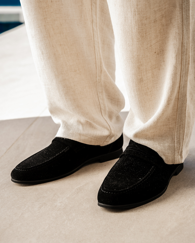 Julian | Old Money Casual Business Wildleder Loafer für Männer