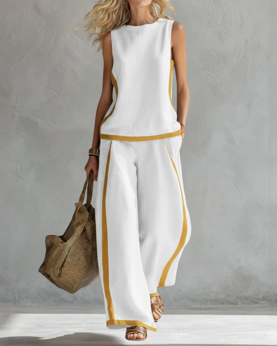 Alina | Elegantes Set mit weiter Hose