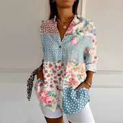 Eleanor - Stilvolle Bluse mit Knopfleiste