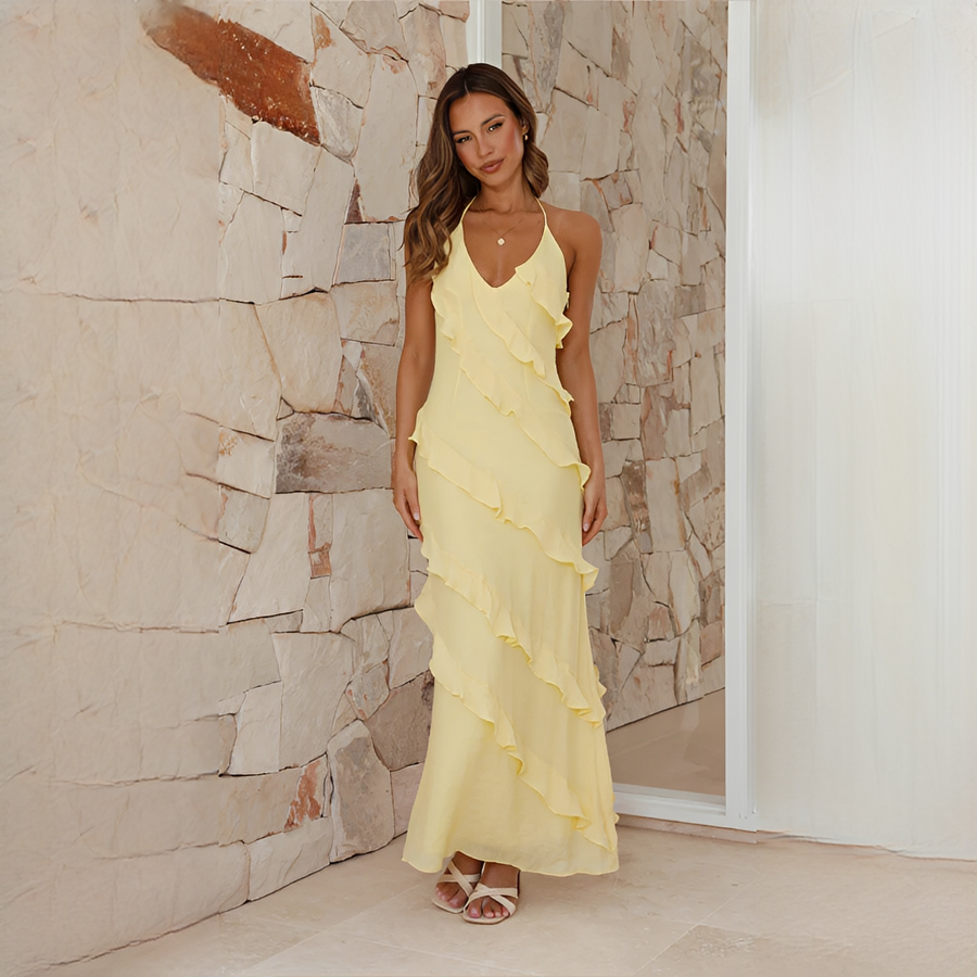 Latresia - Modern und Elegant: Neckholder-Kleid