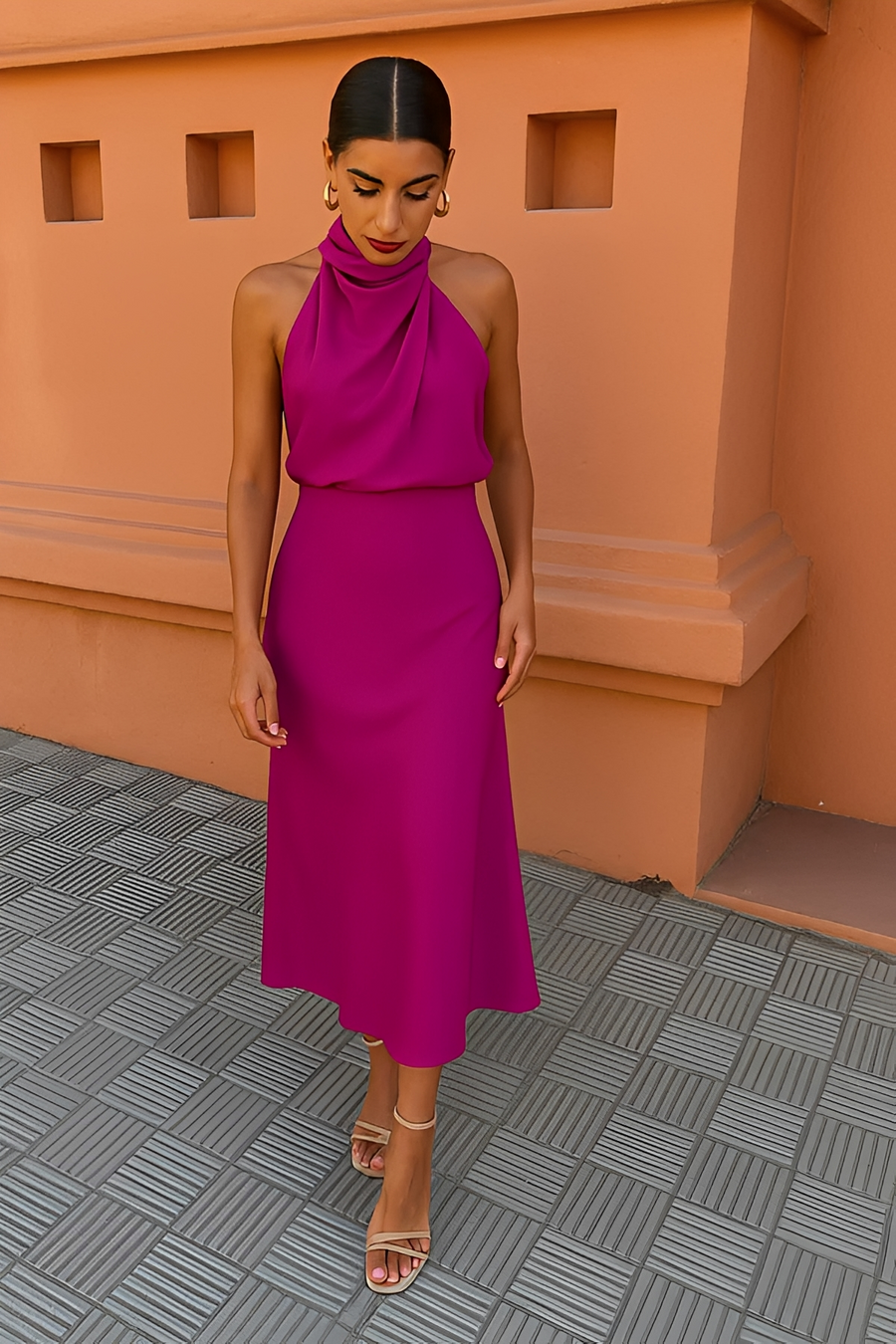 Selina - Schickes ärmelloses Kleid