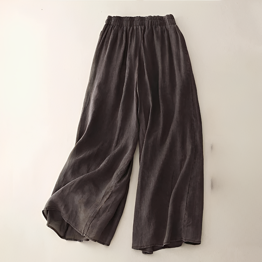 Zavina - Hose mit flexiblem Bund und weitem Schnitt