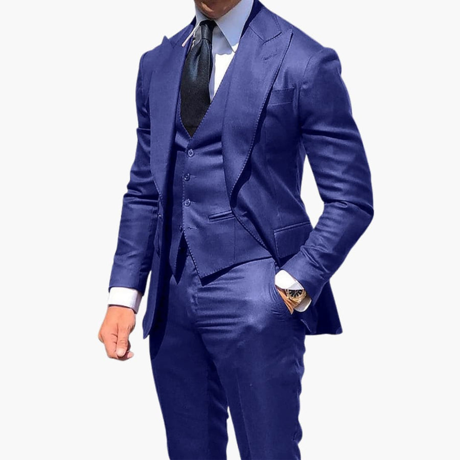 Herren Anzug dreiteilig mit Weste Jacke und Hose