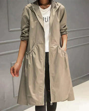 Regenjacke Für Damen Mit Kapuze | Lang