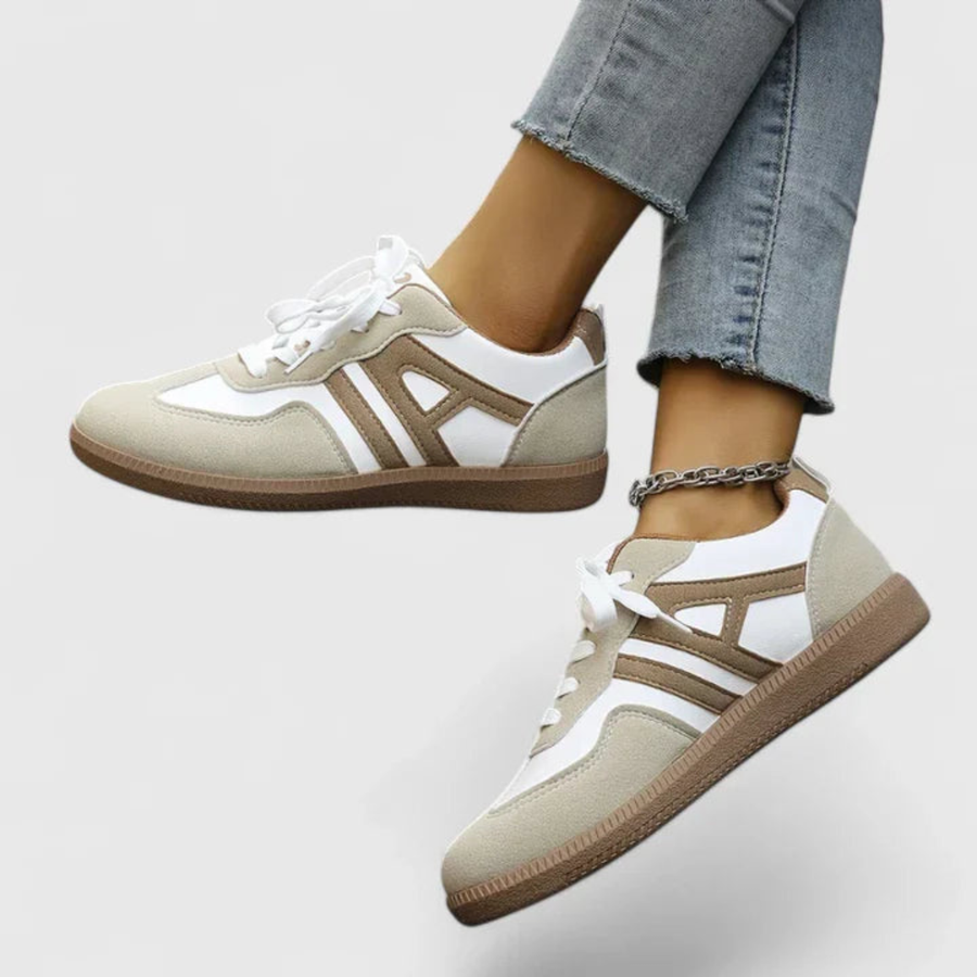 Anja | Damen Retro Schnür Sneakers
