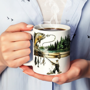 TackleMug – Kaffeetasse mit Angelmotiv