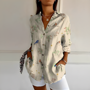 Eleanor - Stilvolle Bluse mit Knopfleiste