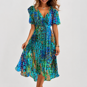 Luella - Fließendes Midikleid mit V-Ausschnitt