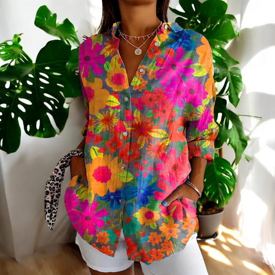 Irelle Bluse Damen – Stylisches Blumenmuster | S–3XL