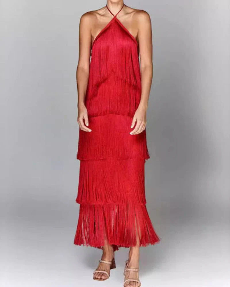 Adena | Quastenkleid der Eleganz