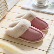Luxuriöse Fleece Hausschuhe für Damen
