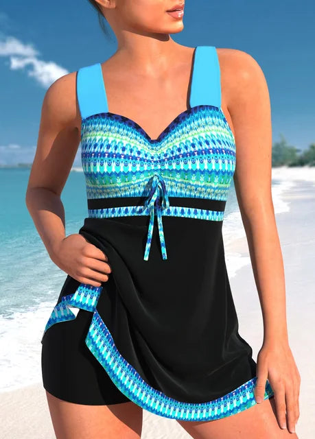 Heidi-Mode | Zweiteiliges Tankini-Badeanzug-Set
