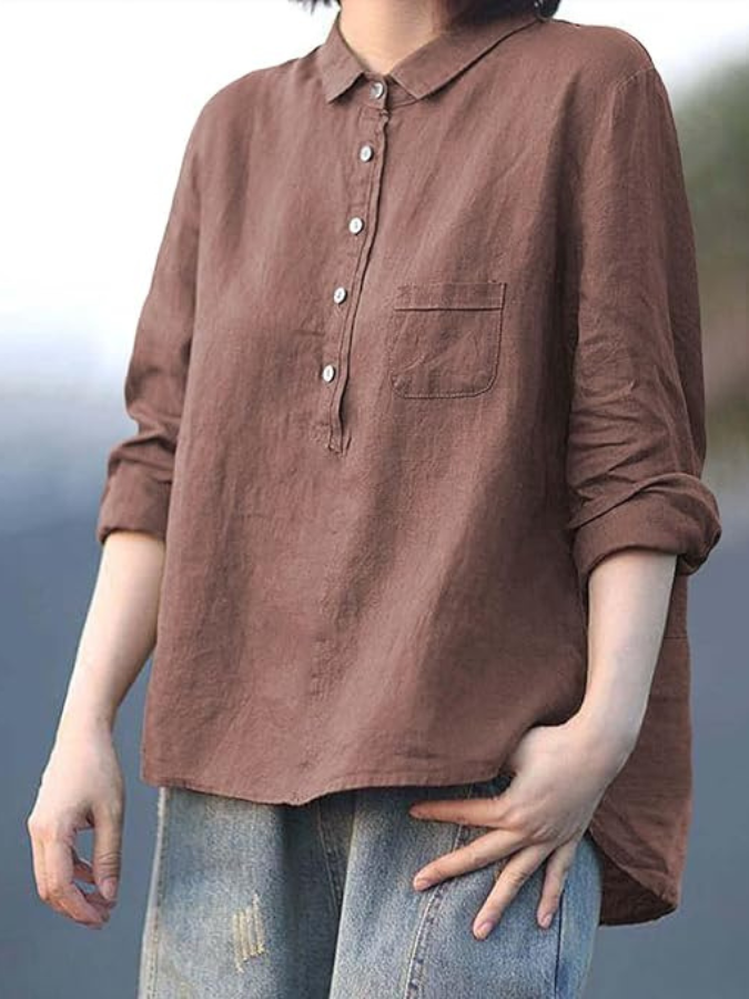 Alice Französische Vintage-Bluse Damen | Elegant & Bequem
