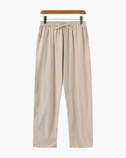 Nicholas | 3-teiliges Old Money Sommer-Outfit mit Leinenhemd, hose & Wildleder-Loafer