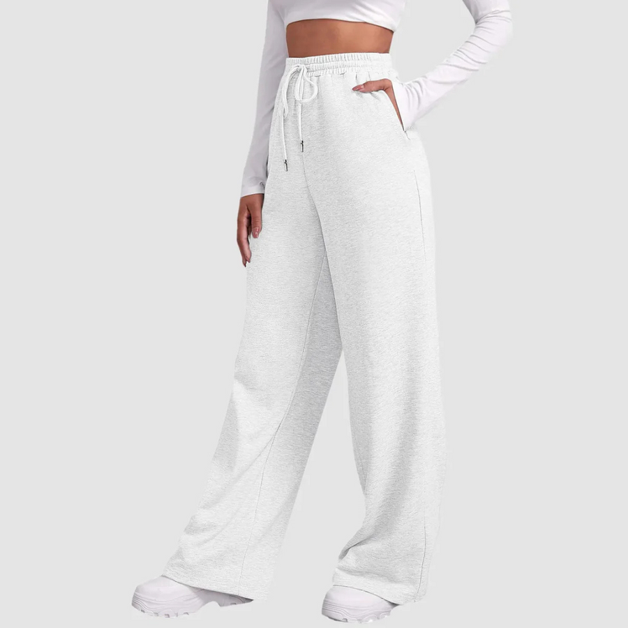 Damen High Waist Jogginghose | Lockere Passform