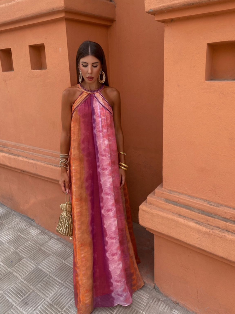 Luciana  | Sommerkleid im Aquarell-Design