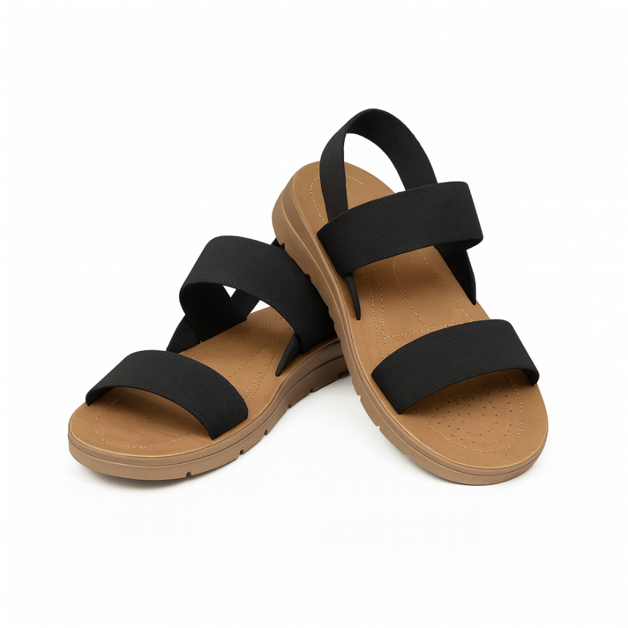 Orthopädische Sandalen für Damen mit Fußgewölbestütze