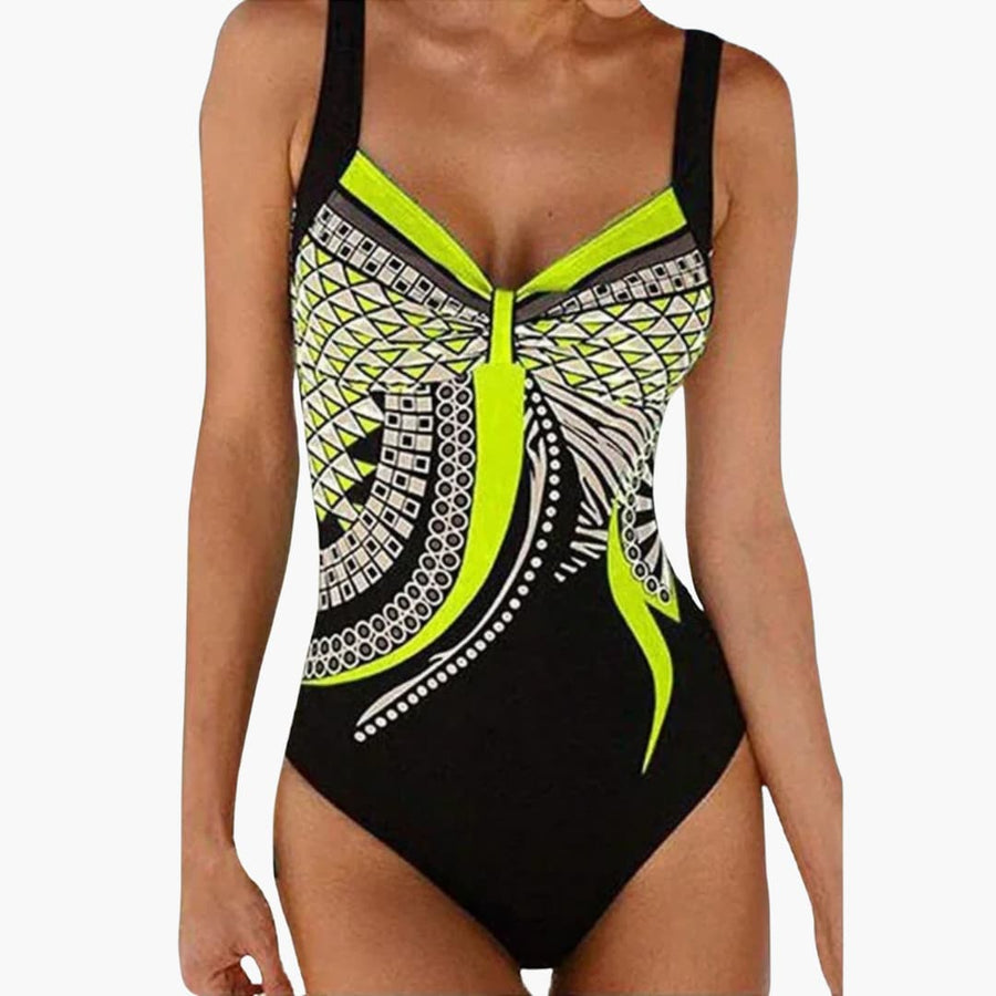 Eleganter Einteiler - Damen Badeanzug mit Stil für den Sommer