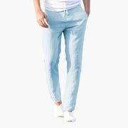 Herrenhose mit Kordelzugbund und schmaler Passform