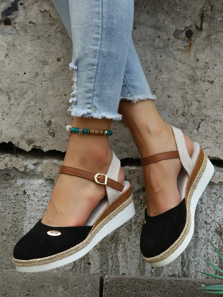Heidi-Mode | Orthopädische Trendy Braune Espadrilles