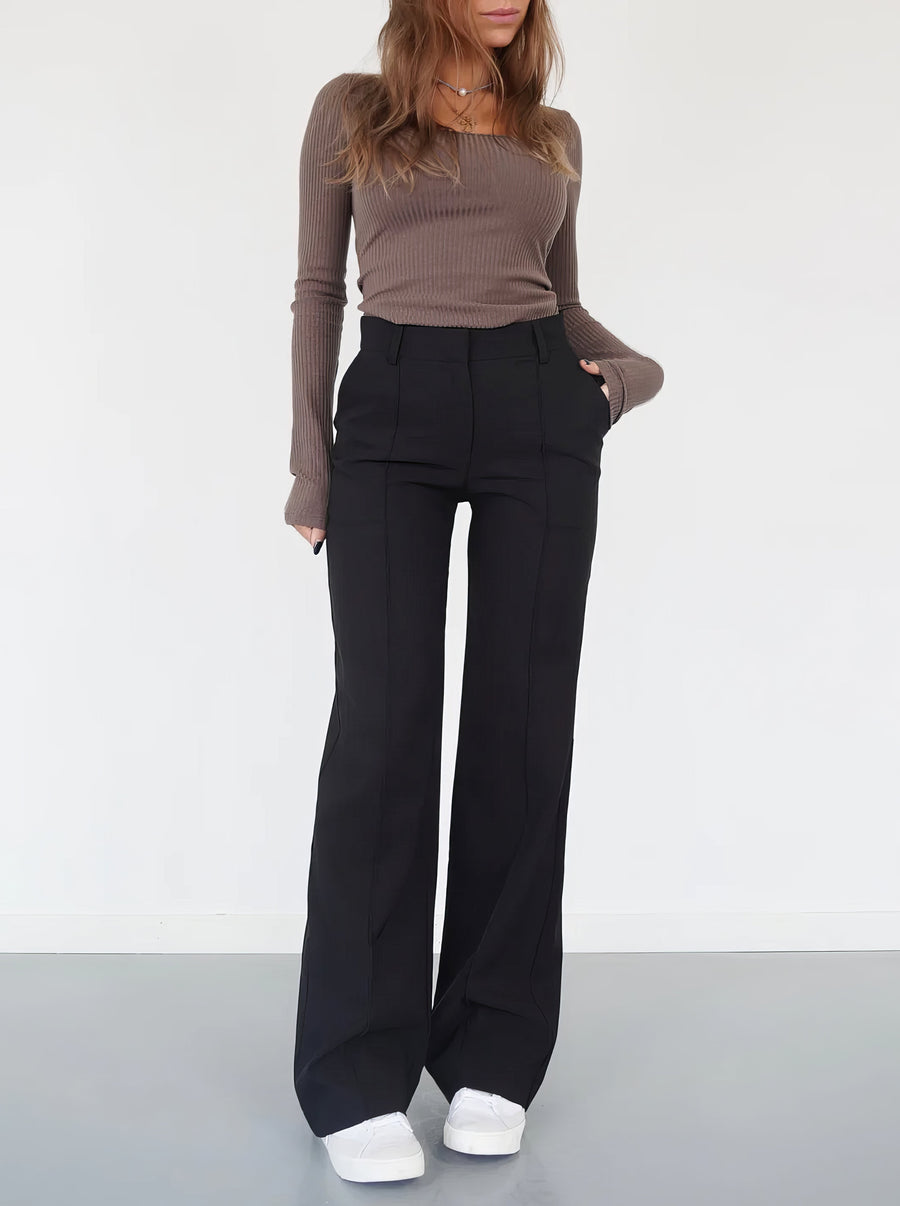 Adelaide | Zeitlose klassische High-Waist-Hose