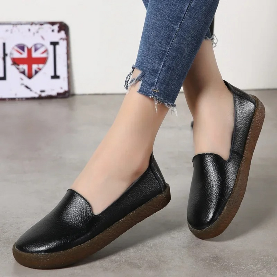 Harah – Leder-Slipper im Mokassin-Stil