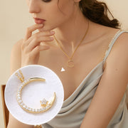Yalessa – Elegante Halskette mit Mondmotiv