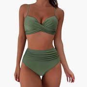 Bikini-Set für Damen - mit High Waist und verstellbaren Trägern