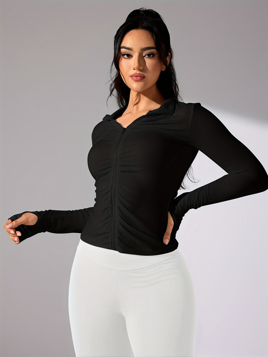 Wilma | Lässige langärmelige Sportjacke für Frauen