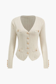 Estelle | Strick-Set mit Blazer, Weste & Midirock