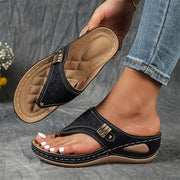 CALIRA™ | BEQUEME KEILSANDALEN
