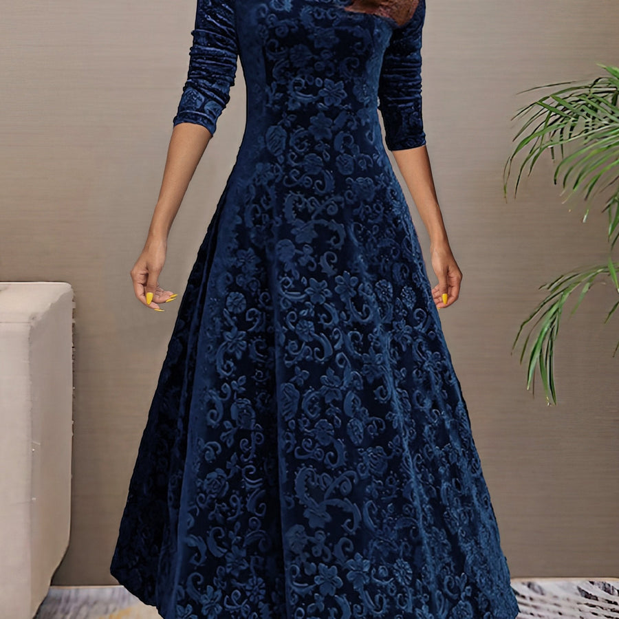 Isabella | Damen Samtkleid elegant modern stilvoll