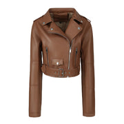 Kaya | Leder Langarm Jacke
