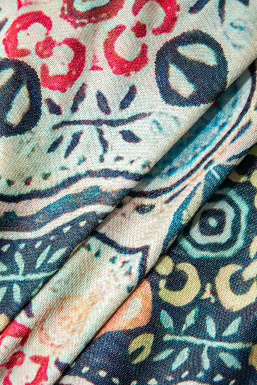 Greta | Verspieltes Zweiteiler-Set mit Boho-Print & Fransen