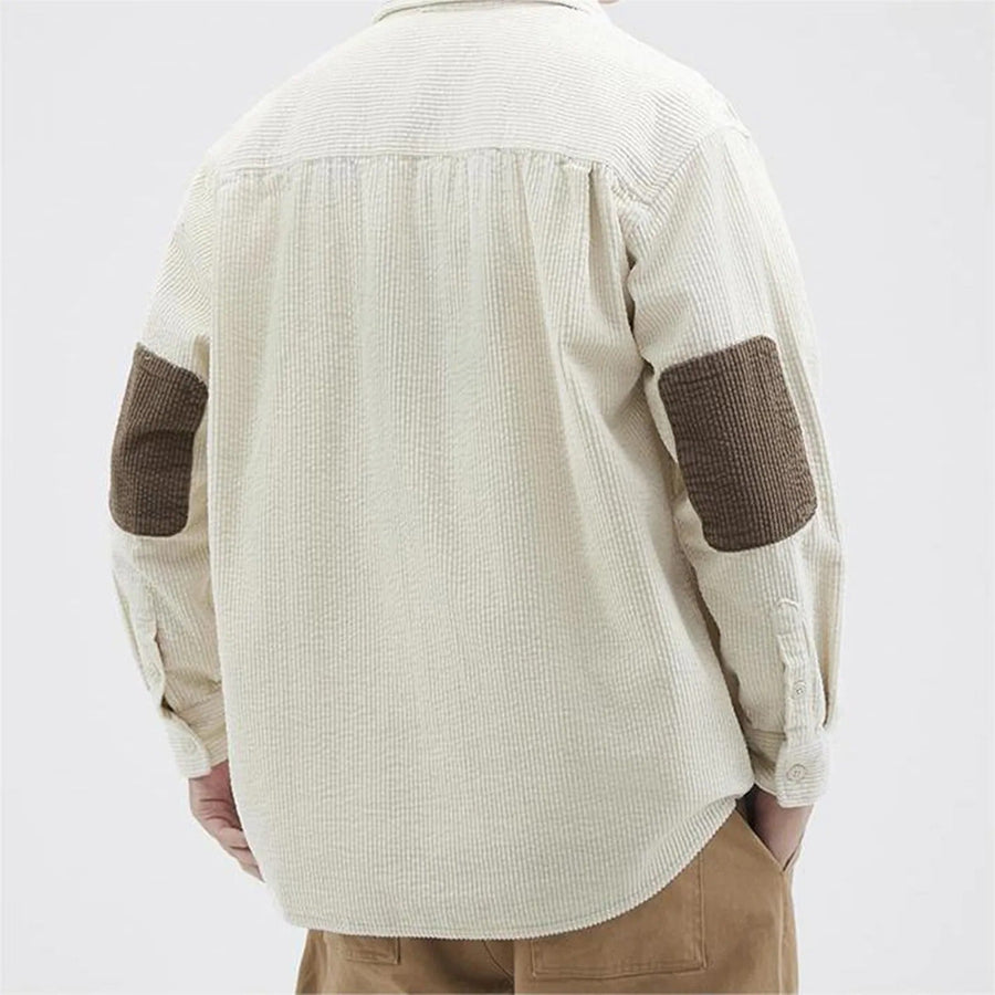 Karl | Herren Redwood Corduroy Hemd mit feiner Linienführung