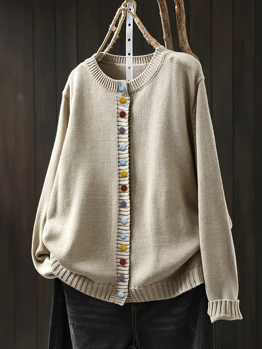 Karita™ | Klassische Strickjacke