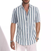 Heidi Mode | Herren Hemd mit gestreiftem Revers