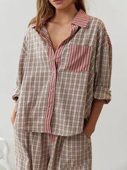 Zweiteiliges lässiges Pyjama Set