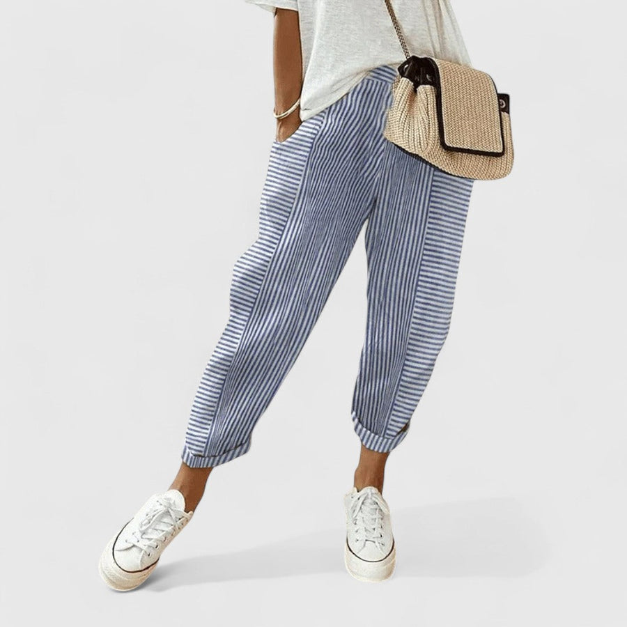 Alex | Gestreifte Hose elegant