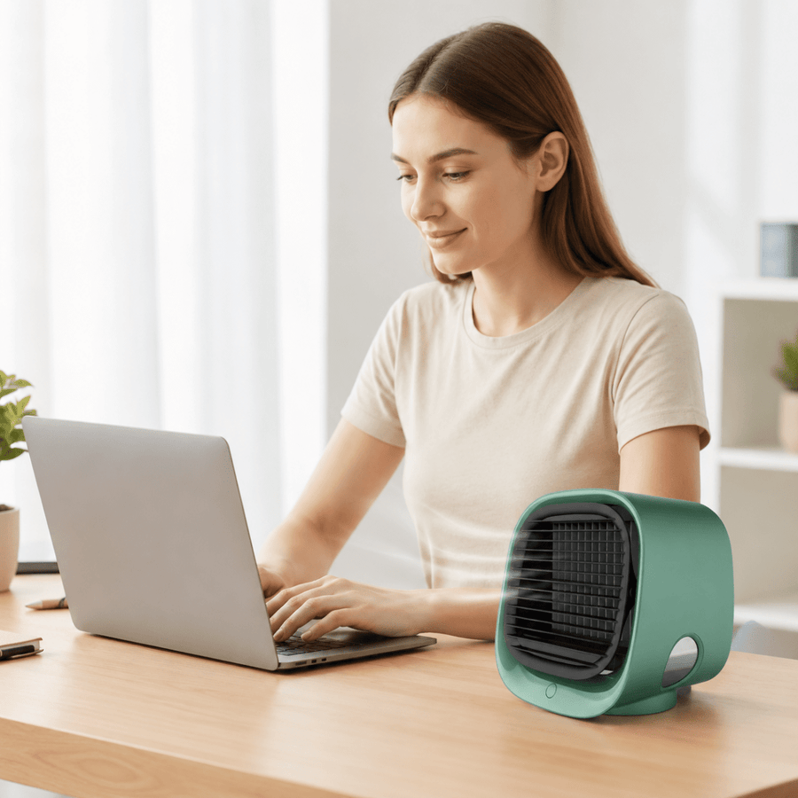 2-in-1 Luftkühler mit Luftbefeuchter für Zuhause